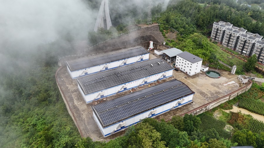 圖為：分布式光伏項目整體效果圖